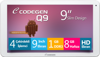 Codegen Q9 Tablet kullananlar yorumlar